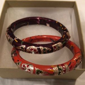 Indian bangles, set of two.